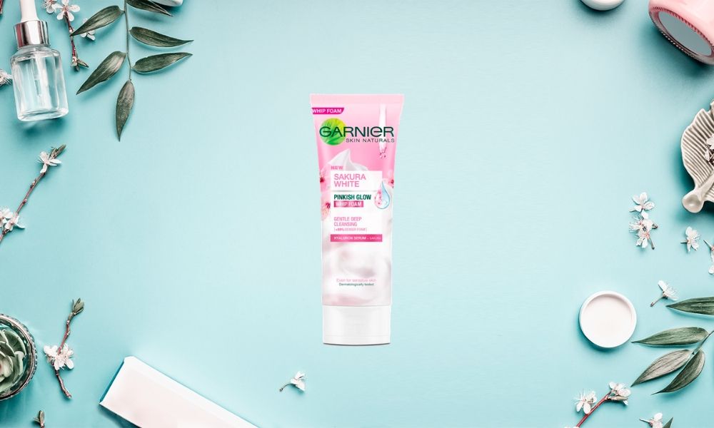 Garnier Sakura White Pinkish Glow Cleanser Facial Foam